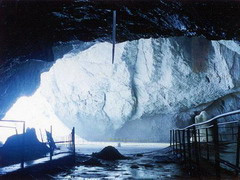 inside Scarisoara Ice cave